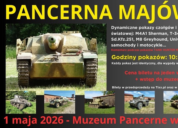 Tickets for  Pancerna Majówka w Kłaninie